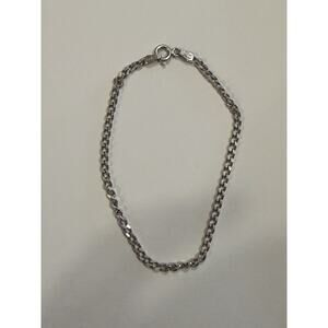 Sterling Silver 925 Milor Italy Bracelet Delicate Chain